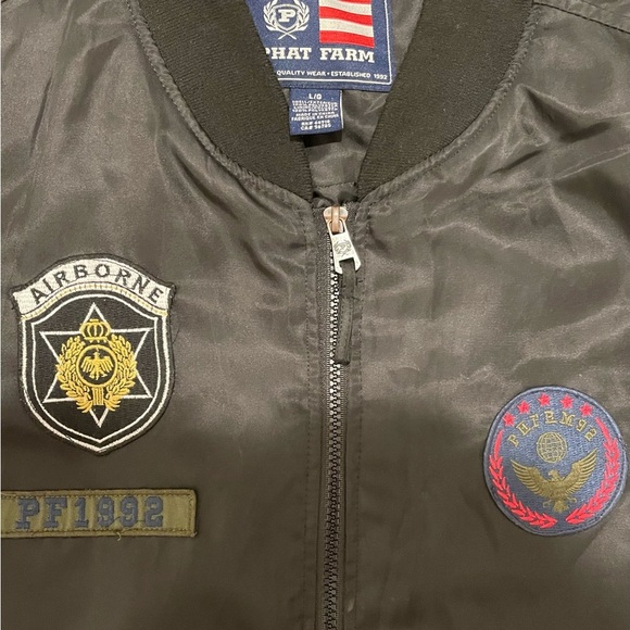Vintage 1992 Phat Farm Airforce Bombet Jacket - Picture 4 of 4